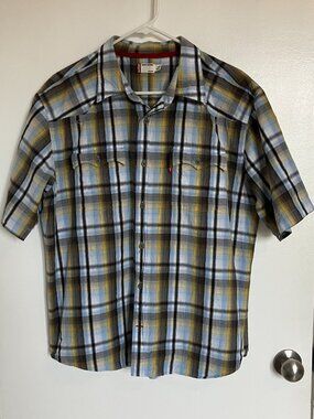 Men's Levi's Red Tab Short-Sleeve Boxy Western Shirt Multi-Color
